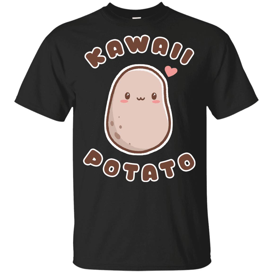 T-Shirts Black / YXS Kawaii Potato Youth T-Shirt