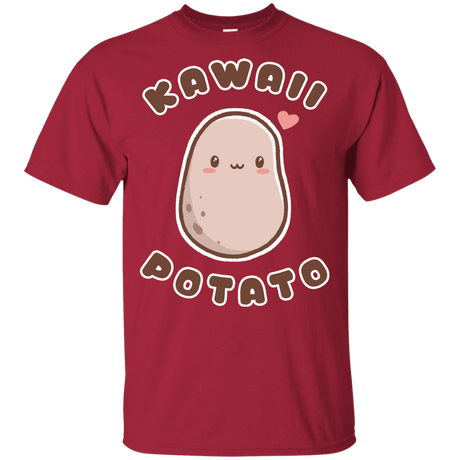 T-Shirts Cardinal / YXS Kawaii Potato Youth T-Shirt