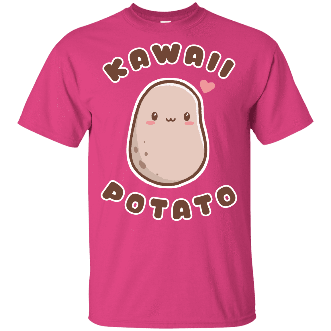 T-Shirts Heliconia / YXS Kawaii Potato Youth T-Shirt