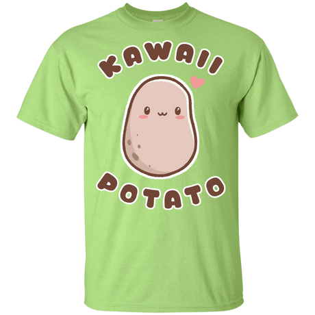 T-Shirts Mint Green / YXS Kawaii Potato Youth T-Shirt