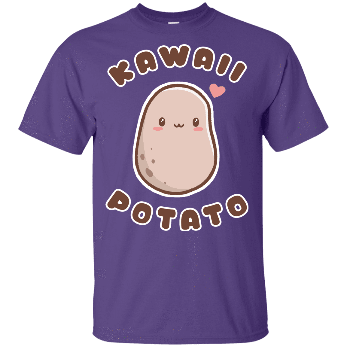 T-Shirts Purple / YXS Kawaii Potato Youth T-Shirt