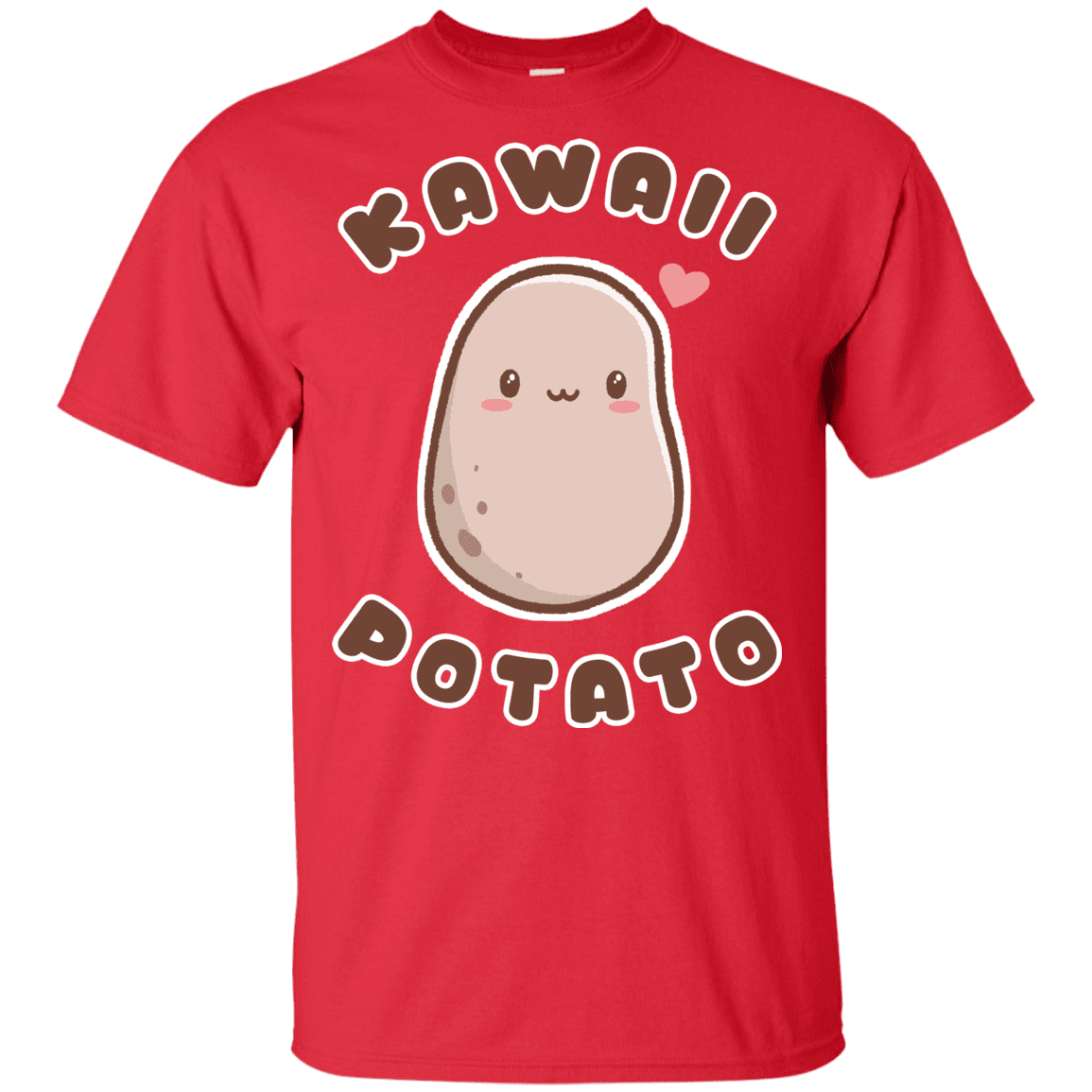 T-Shirts Red / YXS Kawaii Potato Youth T-Shirt