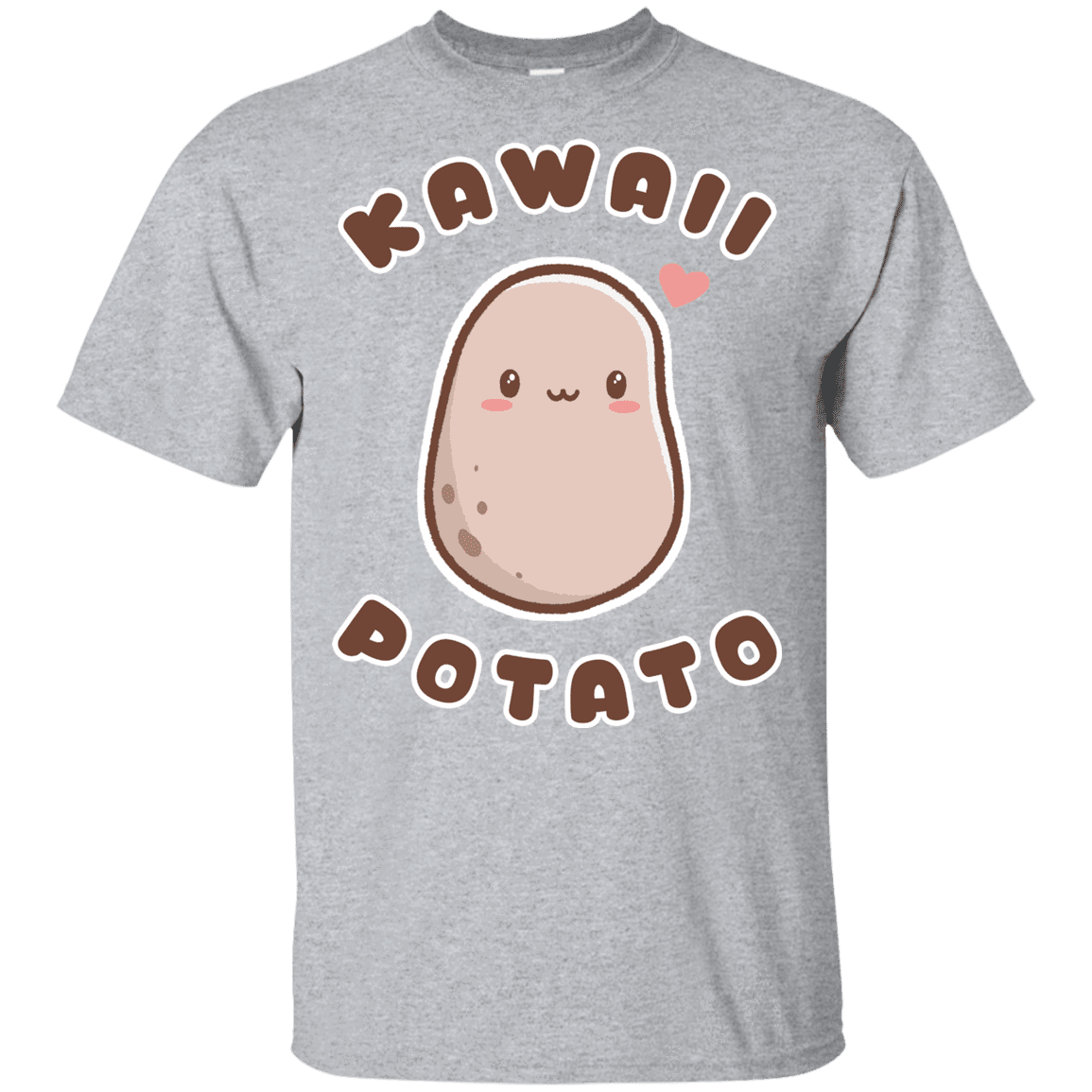 T-Shirts Sport Grey / YXS Kawaii Potato Youth T-Shirt