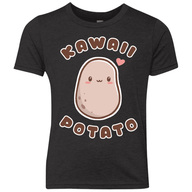 T-Shirts Vintage Black / YXS Kawaii Potato Youth Triblend T-Shirt