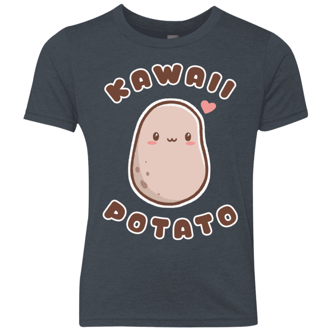T-Shirts Vintage Navy / YXS Kawaii Potato Youth Triblend T-Shirt
