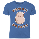 T-Shirts Vintage Royal / YXS Kawaii Potato Youth Triblend T-Shirt