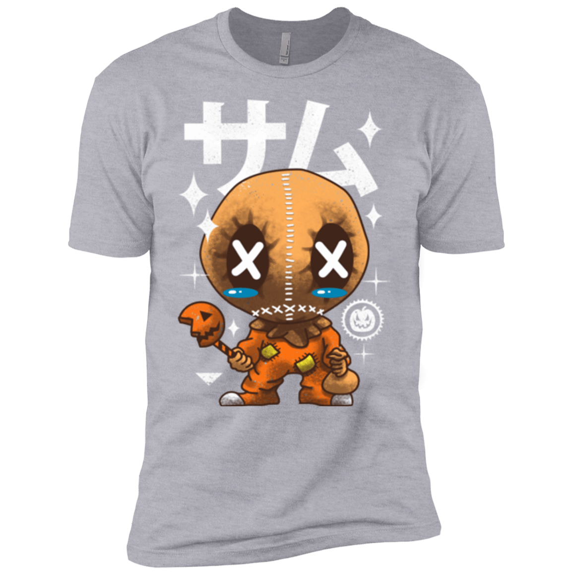 T-Shirts Heather Grey / YXS Kawaii Pumpkin Boys Premium T-Shirt