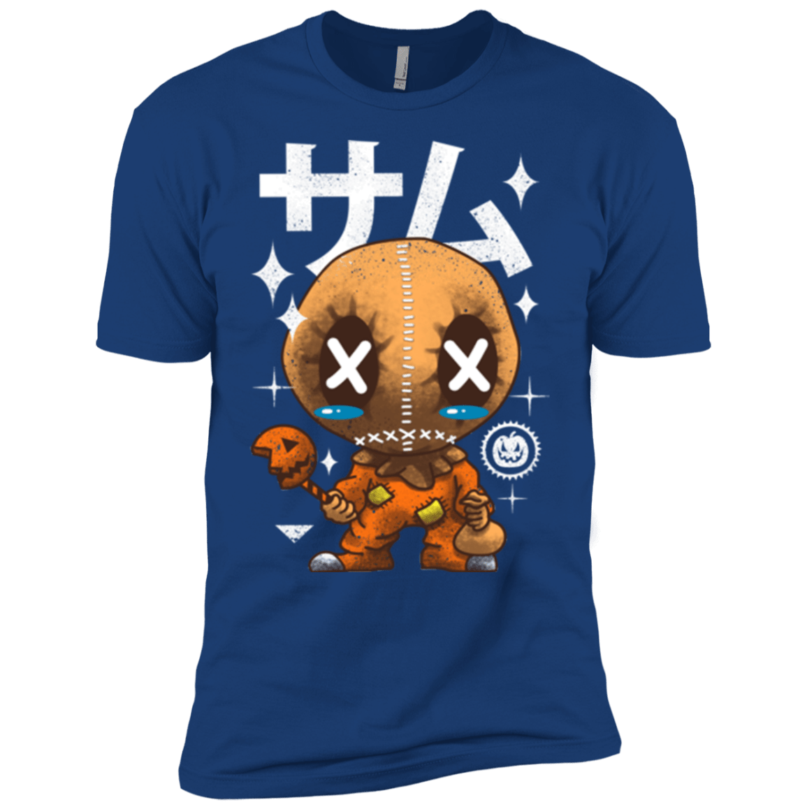 T-Shirts Royal / YXS Kawaii Pumpkin Boys Premium T-Shirt