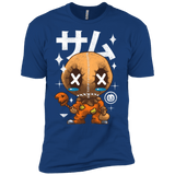 T-Shirts Royal / YXS Kawaii Pumpkin Boys Premium T-Shirt