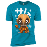 T-Shirts Turquoise / YXS Kawaii Pumpkin Boys Premium T-Shirt