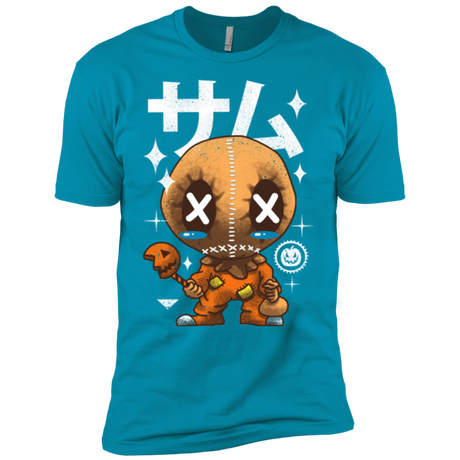 T-Shirts Turquoise / YXS Kawaii Pumpkin Boys Premium T-Shirt