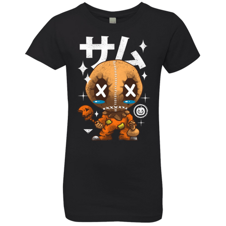 T-Shirts Black / YXS Kawaii Pumpkin Girls Premium T-Shirt