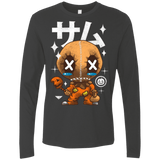 T-Shirts Heavy Metal / Small Kawaii Pumpkin Men's Premium Long Sleeve