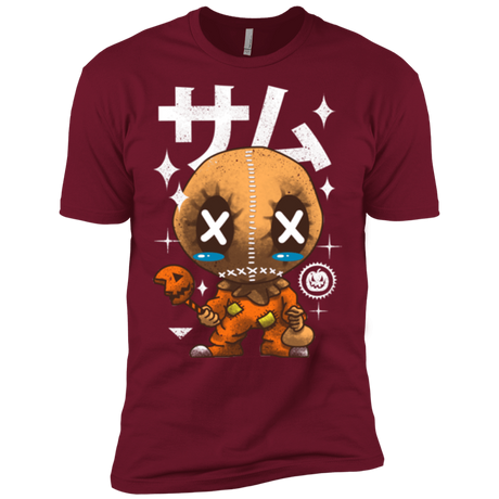 T-Shirts Cardinal / X-Small Kawaii Pumpkin Men's Premium T-Shirt
