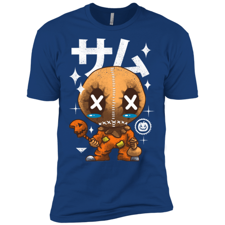 T-Shirts Royal / X-Small Kawaii Pumpkin Men's Premium T-Shirt