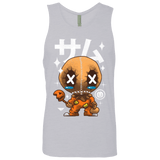 T-Shirts Heather Grey / Small Kawaii Pumpkin Men's Premium Tank Top