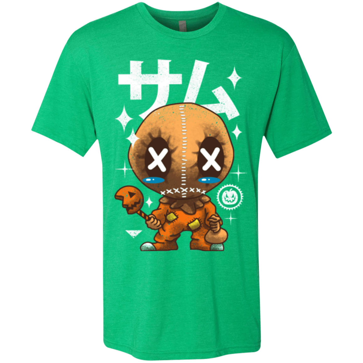 T-Shirts Envy / Small Kawaii Pumpkin Men's Triblend T-Shirt
