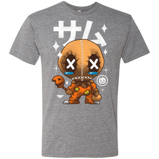 T-Shirts Premium Heather / Small Kawaii Pumpkin Men's Triblend T-Shirt