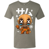 T-Shirts Venetian Grey / Small Kawaii Pumpkin Men's Triblend T-Shirt