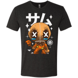 T-Shirts Vintage Black / Small Kawaii Pumpkin Men's Triblend T-Shirt