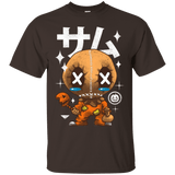 T-Shirts Dark Chocolate / Small Kawaii Pumpkin T-Shirt