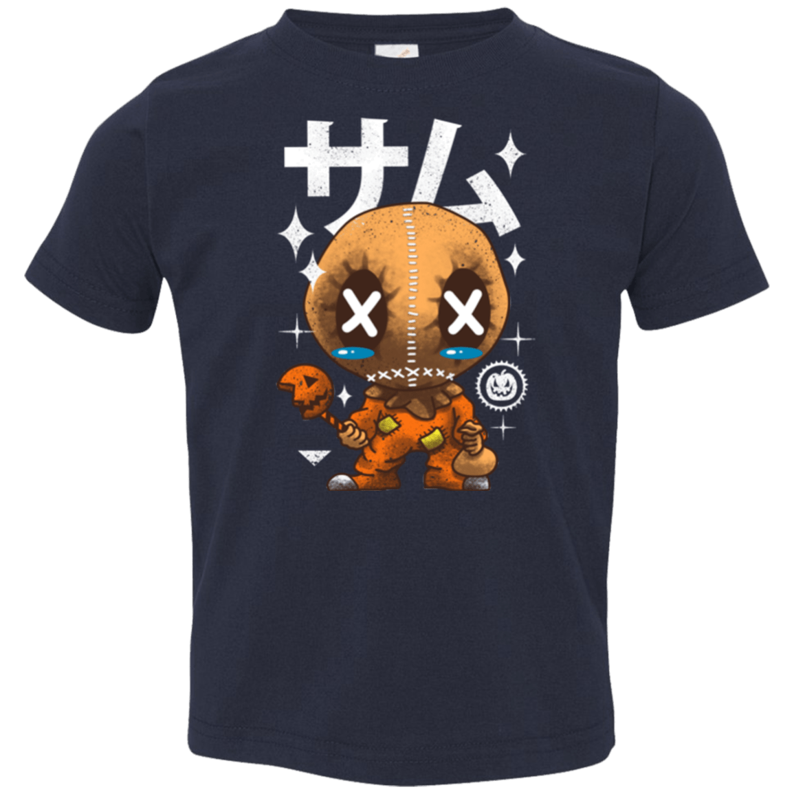 T-Shirts Navy / 2T Kawaii Pumpkin Toddler Premium T-Shirt