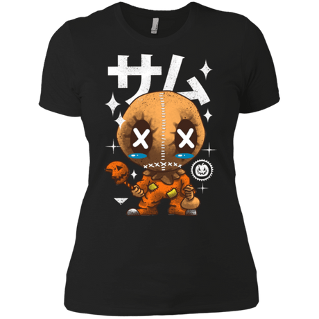 T-Shirts Black / X-Small Kawaii Pumpkin Women's Premium T-Shirt