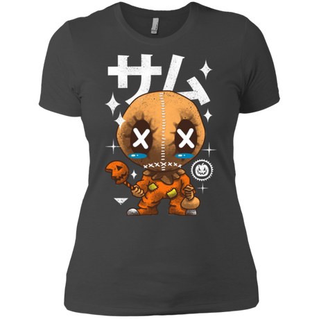 T-Shirts Heavy Metal / X-Small Kawaii Pumpkin Women's Premium T-Shirt