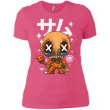 T-Shirts Hot Pink / X-Small Kawaii Pumpkin Women's Premium T-Shirt