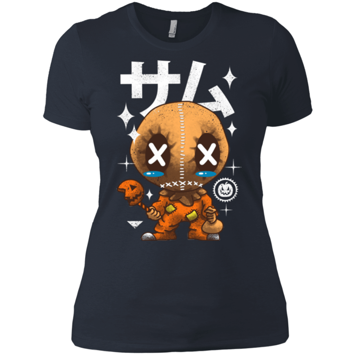 T-Shirts Indigo / X-Small Kawaii Pumpkin Women's Premium T-Shirt