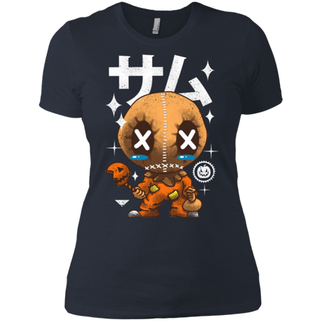 T-Shirts Indigo / X-Small Kawaii Pumpkin Women's Premium T-Shirt