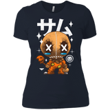 T-Shirts Midnight Navy / X-Small Kawaii Pumpkin Women's Premium T-Shirt