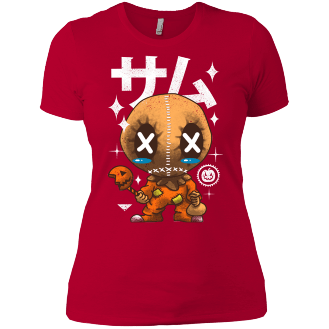 T-Shirts Red / X-Small Kawaii Pumpkin Women's Premium T-Shirt