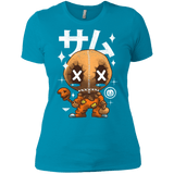 T-Shirts Turquoise / X-Small Kawaii Pumpkin Women's Premium T-Shirt