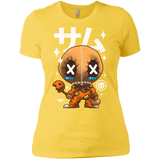 T-Shirts Vibrant Yellow / X-Small Kawaii Pumpkin Women's Premium T-Shirt