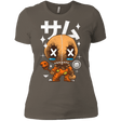 T-Shirts Warm Grey / X-Small Kawaii Pumpkin Women's Premium T-Shirt