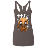 T-Shirts Macchiato / X-Small Kawaii Pumpkin Women's Triblend Racerback Tank