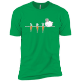 T-Shirts Kelly Green / YXS Kawaii Rabbit and Carrots Boys Premium T-Shirt