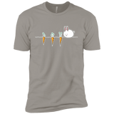 T-Shirts Light Grey / YXS Kawaii Rabbit and Carrots Boys Premium T-Shirt