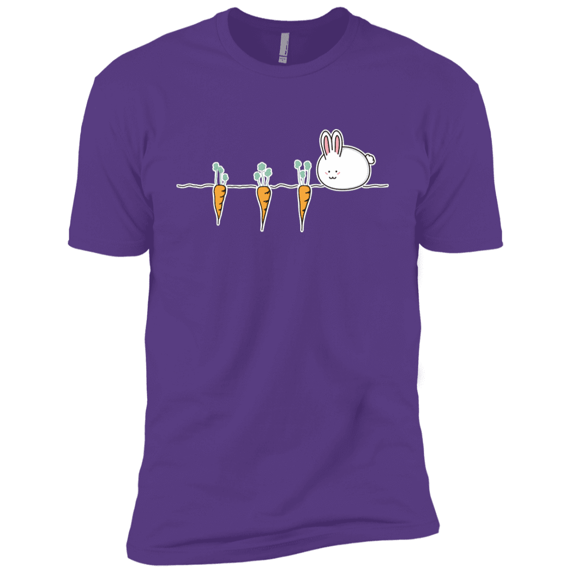 T-Shirts Purple Rush / YXS Kawaii Rabbit and Carrots Boys Premium T-Shirt