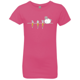 T-Shirts Hot Pink / YXS Kawaii Rabbit and Carrots Girls Premium T-Shirt