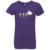 T-Shirts Purple Rush / YXS Kawaii Rabbit and Carrots Girls Premium T-Shirt