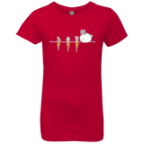 T-Shirts Red / YXS Kawaii Rabbit and Carrots Girls Premium T-Shirt