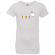 T-Shirts White / YXS Kawaii Rabbit and Carrots Girls Premium T-Shirt