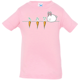 T-Shirts Pink / 6 Months Kawaii Rabbit and Carrots Infant Premium T-Shirt