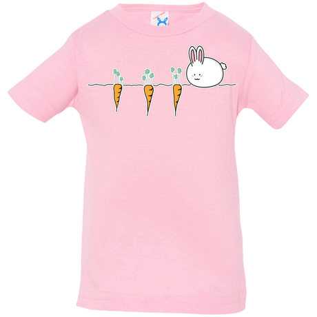T-Shirts Pink / 6 Months Kawaii Rabbit and Carrots Infant Premium T-Shirt