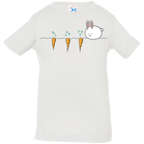 T-Shirts White / 6 Months Kawaii Rabbit and Carrots Infant Premium T-Shirt