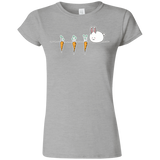 T-Shirts Sport Grey / S Kawaii Rabbit and Carrots Junior Slimmer-Fit T-Shirt