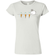 T-Shirts White / S Kawaii Rabbit and Carrots Junior Slimmer-Fit T-Shirt