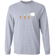 T-Shirts Sport Grey / S Kawaii Rabbit and Carrots Men's Long Sleeve T-Shirt